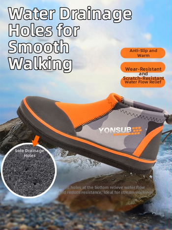 Unisex vodene tenisice za vanjske vodene aktivnosti: ronjenje, surfanje na plaži i istraživanje rijeka (neopren; filc potplat; Yon Sub; licencirana privatna etiketa; ronilačke čarape)