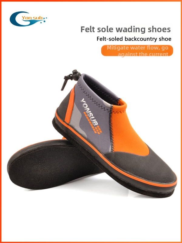 Unisex vodene tenisice za vanjske vodene aktivnosti: ronjenje, surfanje na plaži i istraživanje rijeka (neopren; filc potplat; Yon Sub; licencirana privatna etiketa; ronilačke čarape)