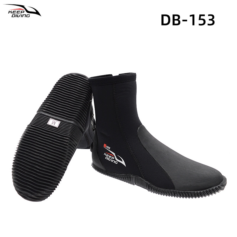 KEEP DIVING 5 mm neopren visoke potapacke cipele, unisex, za vodene aktivnosti na otvorenom