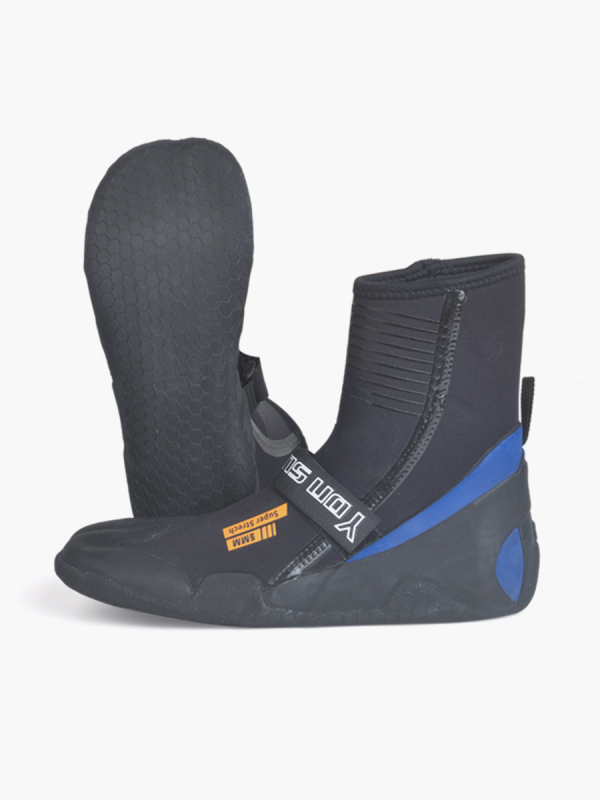 Водни обувки със разделени пръсти, мека подметка, водоустойчиви и топли, 5 мм подплата от вълна, за гмуркане и ветроходство