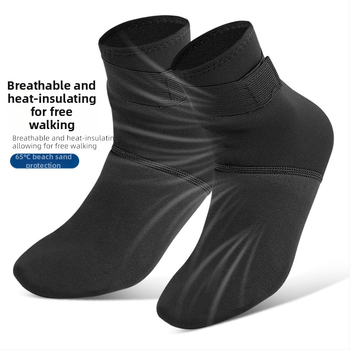 Neopreno žieminiai vandens sporto kojinės, vidutinio ilgio iki blauzdos, slydimui ir trinčiai atsparios, dvigubo mezgimo raštas, 70–80% sudėtis