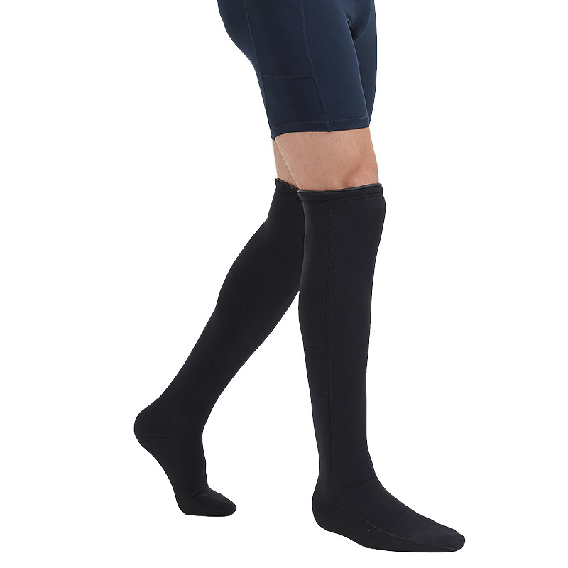 Дайвинг чорапи, 3 мм неопрена, противохлъзгащи, топли, износоустойчиви, средно дълги