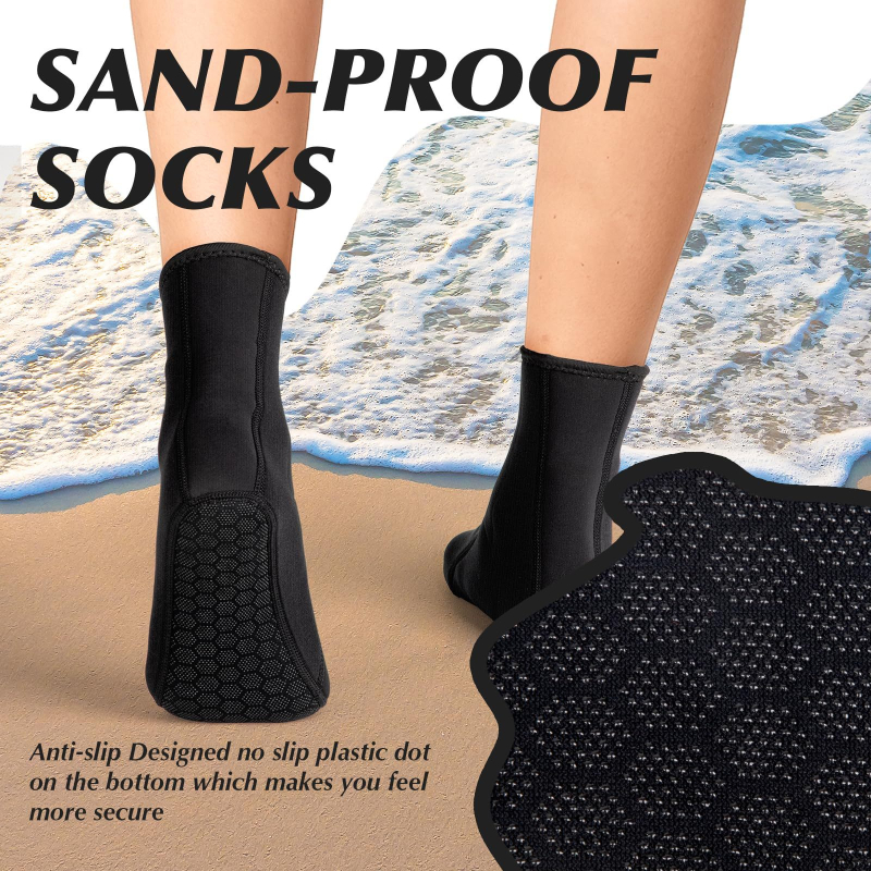 Nardymo kojinės Sharkbat – neoprenas, unisex, skirtos nardymui, snorkeliavimui ir plaukimui