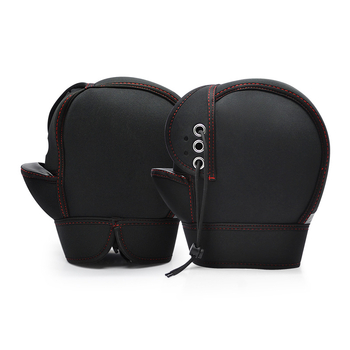 Zimske rukavice za biciklizam s neoprenom i polar fleeceom, otporne na vjetar, podstavljene fleeceom, debele