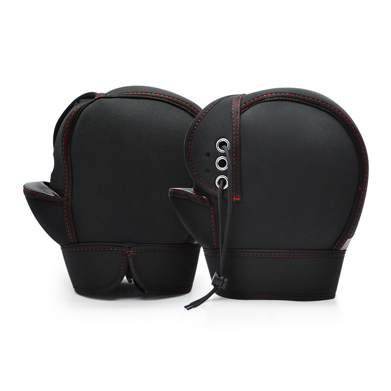 Zimske rukavice za biciklizam s neoprenom i polar fleeceom, otporne na vjetar, podstavljene fleeceom, debele