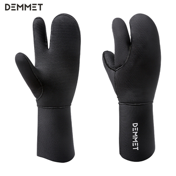 7 мм неопренови ръкавици за подводно гмуркане, три пръста, супереластични, топли, устойчиви на износване и пробив, за риболов и зимно плуване
