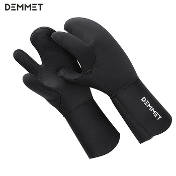 7 мм неопренови ръкавици за подводно гмуркане, три пръста, супереластични, топли, устойчиви на износване и пробив, за риболов и зимно плуване