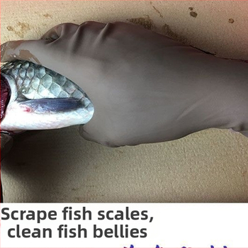 Гумени рибарски ръкавици, удължени и дебели, пробивоустойчиви, зимни водоустойчиви и противохлъзгащи за водни дейности