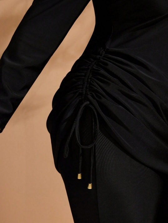 Ženski kupaći kostim s dugim rukavima, potpuno pokrivanje, s jastučićem za prsa, tkanina poliester-spandeks, pogodan za plivanje, surfanje i ronjenje