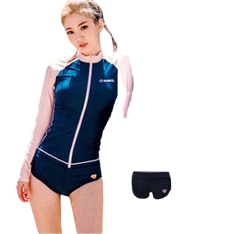 Ženski četverodijelni set kupaćih kostima s printom meduze za ronjenje i surfanje, brzo sušenje, za sve sezone