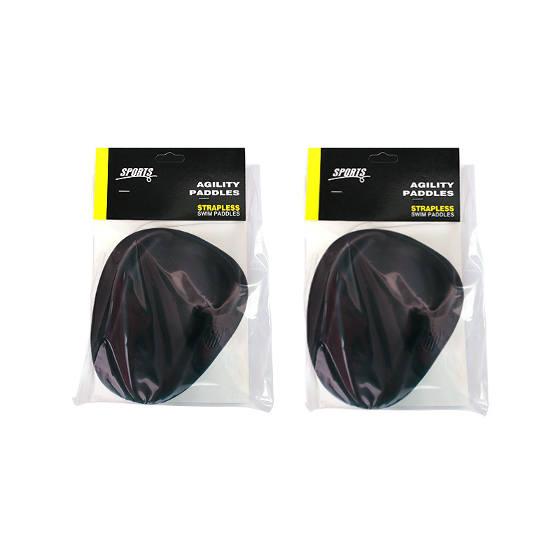 Без презрамки ръчни плавници за плуване – PVC, универсално пасване, подобрява техниката на гребане и скоростта