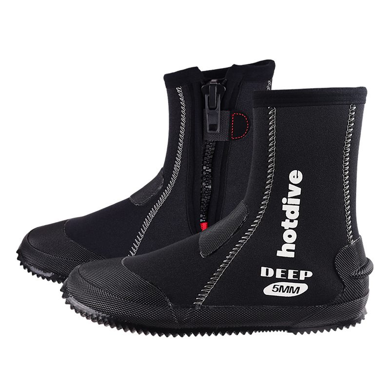 Potapljačke peraje s podesivim oprugastim remenom i nosivim potapljačkim cipelama HOTDIVE