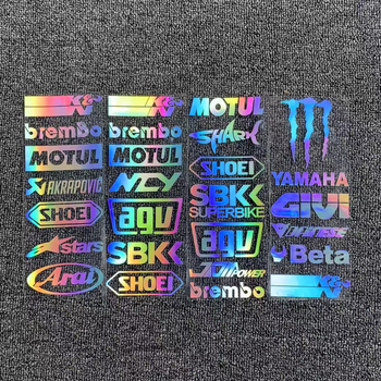 Kaqi Cool Stickers Спонсорски стикери за автомобили и мотоциклетни каски: лазерни, водоустойчиви, персонализирани декоративни стикери
