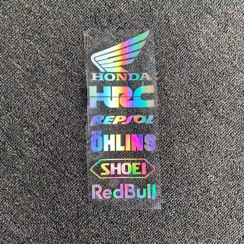 Kaqi Cool Stickers Спонсорски стикери за автомобили и мотоциклетни каски: лазерни, водоустойчиви, персонализирани декоративни стикери
