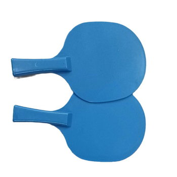 Rachetă de antrenament pentru tenis de masă cu tijă flexibilă elastică (bază din plastic; fără cauciuc; lovire orizontală; 1 pereche)