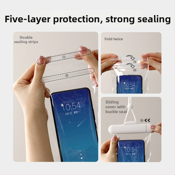 FaSoLa Plastmasas ūdensdrošs skārienjutīgais korpuss mobilajiem tālruņiem un ID kartēm – ārā, peldēšana, niršana