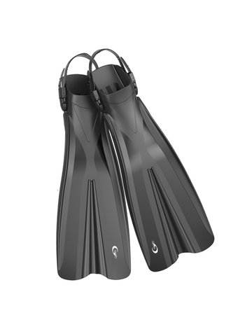 Unisex potapljačke peraje - dugi produženi peraji za slobodno i duboko ronjenje, Yon Sub, PP/TPR materijali, mogućnost privatne oznake