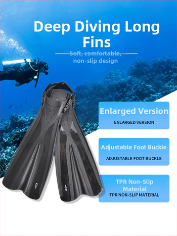 Unisex potapljačke peraje - dugi produženi peraji za slobodno i duboko ronjenje, Yon Sub, PP/TPR materijali, mogućnost privatne oznake