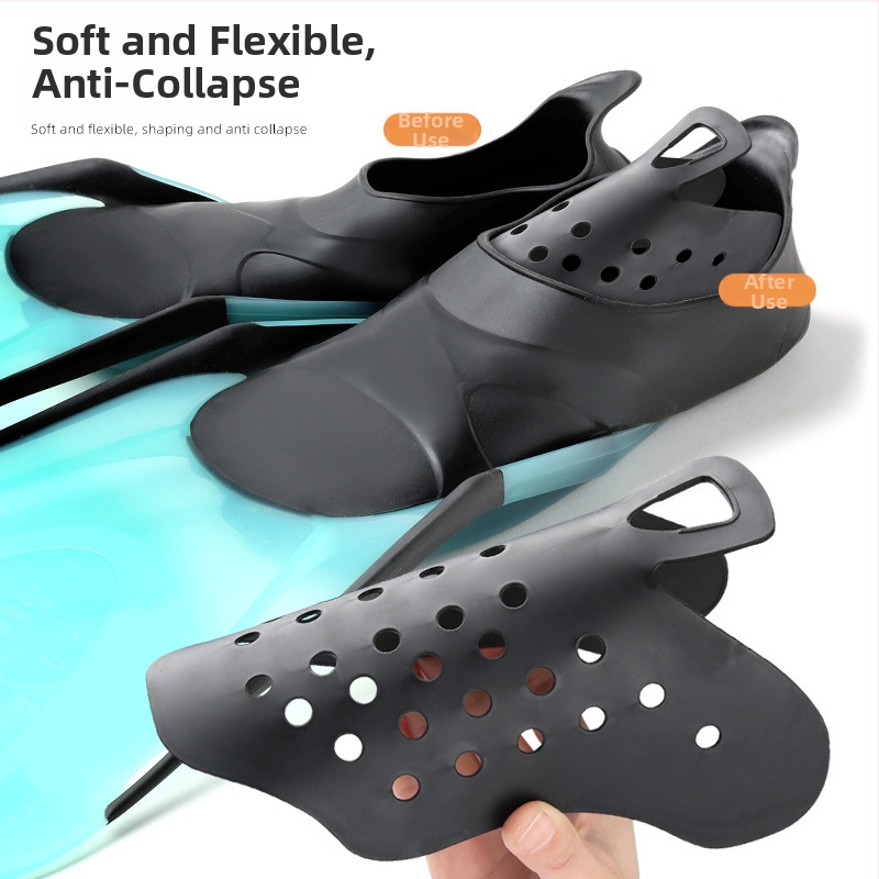 Nirtēšanas kājas palīgs – pretnedarījuma atbalsts, tukšs TPE izstiepējs, peldēšanas apmācībai