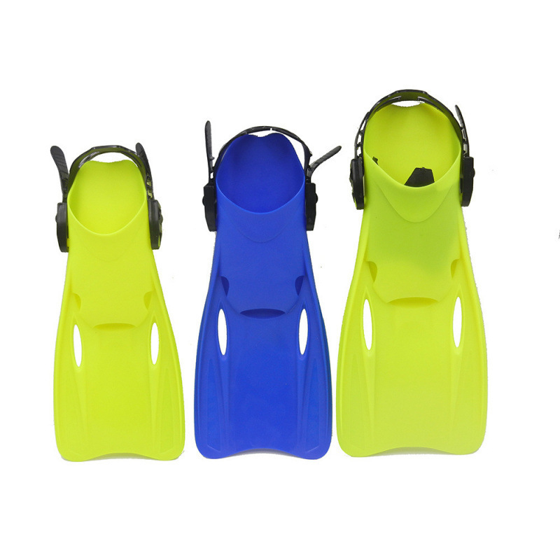 EVA putų plaukimo plūdeliai laisvojo plaukimo treniruotėms, vaikams ir suaugusiems, trumpi duck-foot stiliaus plūdeliai, modelis Jp0320a