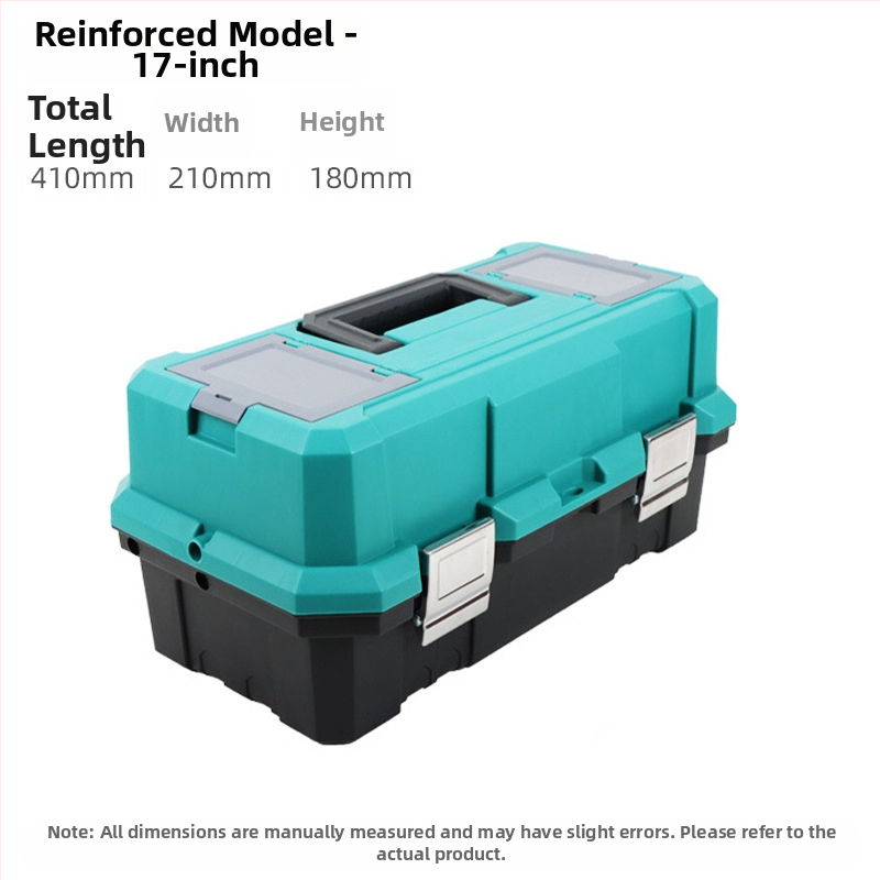 Plastična kutija za alat, višenamjenska, prijenosna, za električne radove, serija alata