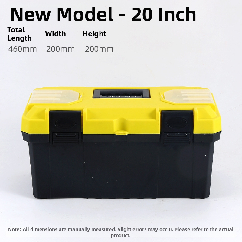 Plastična kutija za alat, višenamjenska, prijenosna, za električne radove, serija alata