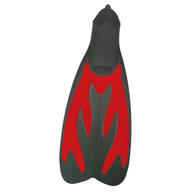 REANSON potapljačke fins s zatvorenim petama, srednje duljine za ronjenje i šnorkanje, materijal TPE, za odrasle