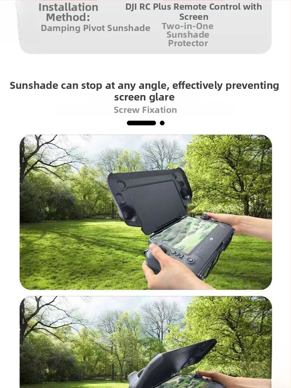 Nuotolinio valdymo gaubtas su ekranu DJI Ronin 3, T50, T40, T25, T20P, M30 – varius + elektropoliruotos balto plieną, sidabro įdėklas, 98% sidabro, Žiemos 2022 leidimas