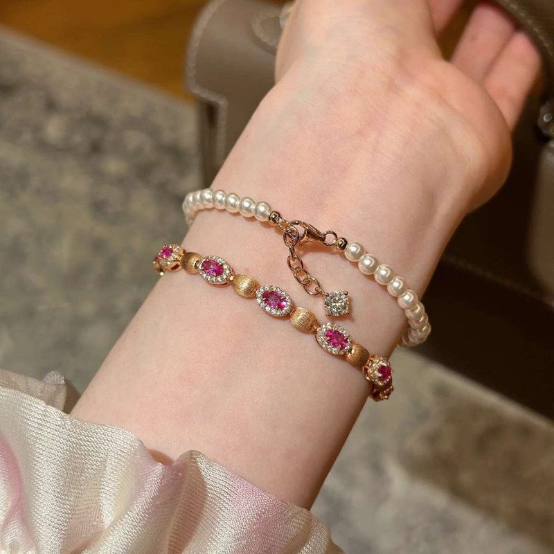 Bakrena narukvica u stilu Old Money Wind s geometrijskim dizajnom (Materijal: bakar; Obrada: drevni zakon; Stil: žene; Kategorija: narukvica)