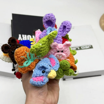 Hamsterio kepurė - karikatūrų raštas, poliesteris, rankų mezgimas, Yiwu, Zhejiang