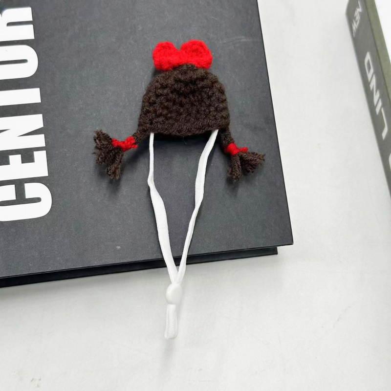 Hamsterio kepurė - karikatūrų raštas, poliesteris, rankų mezgimas, Yiwu, Zhejiang