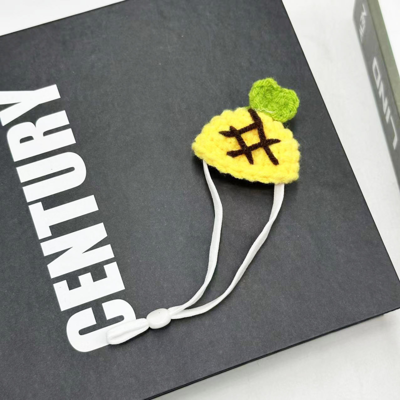 Šešir za mala kućna ljubimca - crtani motiv, poliester, ručno kukičani pleteni, četiri sezone, brend Jupai