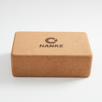 Joga blok od visokodenzitnog kore, 740 g, za početnike, za korištenje u studiju joge