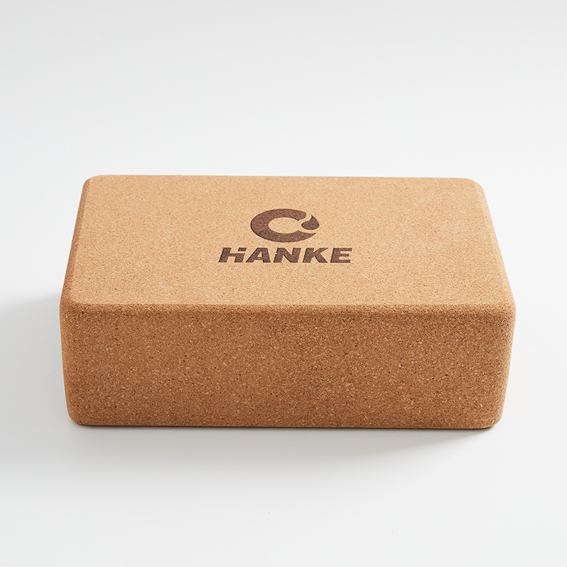 Joga blok od visokodenzitnog kore, 740 g, za početnike, za korištenje u studiju joge