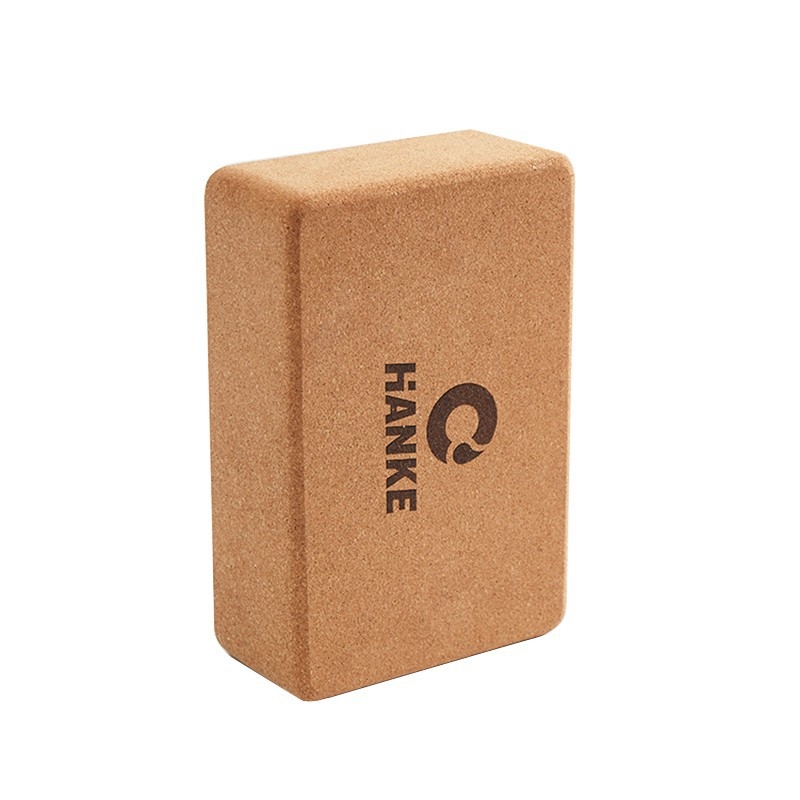 Joga blok od visokodenzitnog kore, 740 g, za početnike, za korištenje u studiju joge