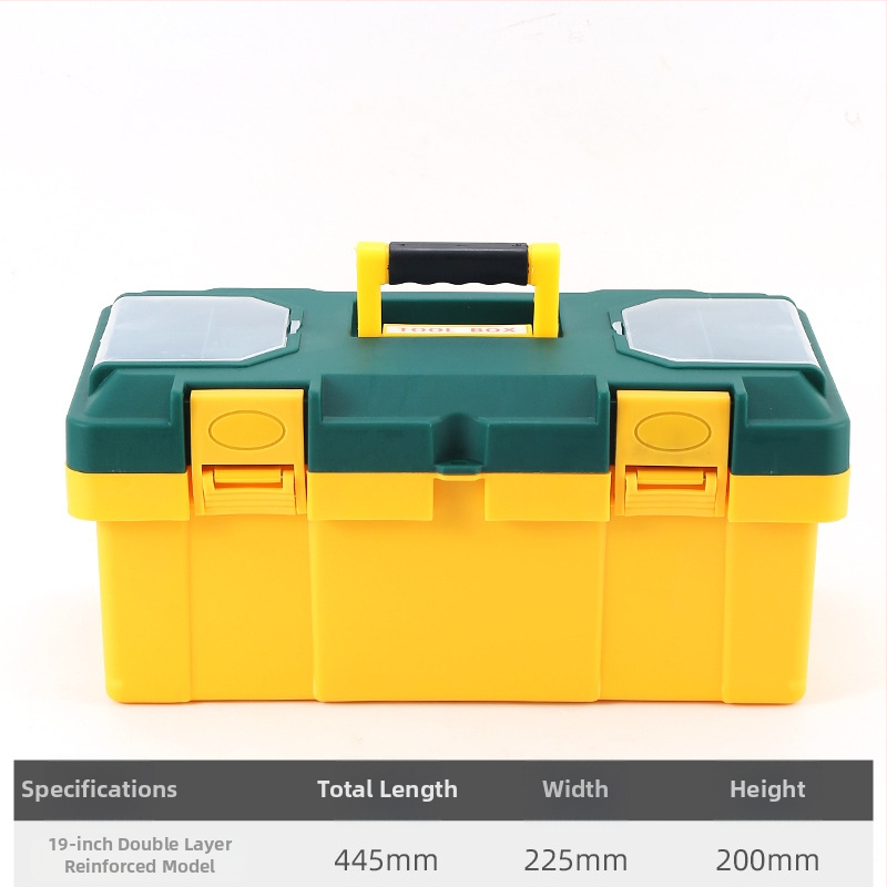 Műanyag szerszámtartó, multifunkcionális, hordozható (Toolbox sorozat)