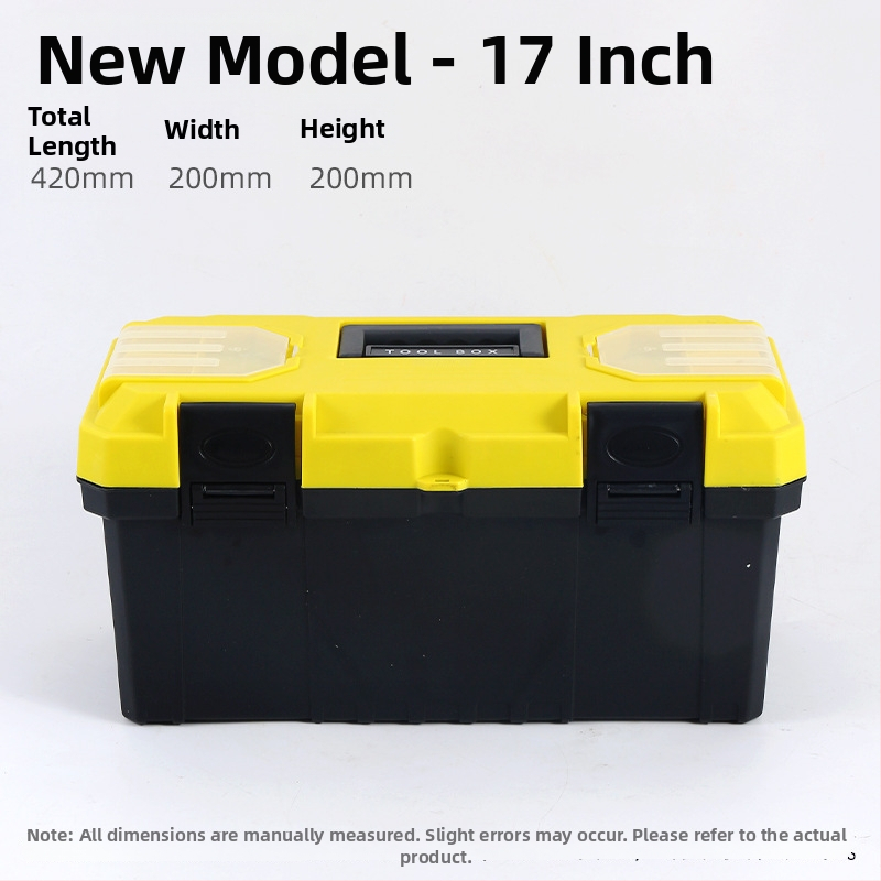 Műanyag szerszámtartó, multifunkcionális, hordozható (Toolbox sorozat)