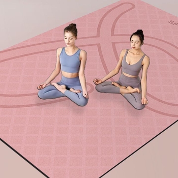 Joga podloga od velura, zvučna izolacija, upija znoj, bez pranja, brzo se suši, velika površina za kućne vježbe i ples, debljina 6 mm