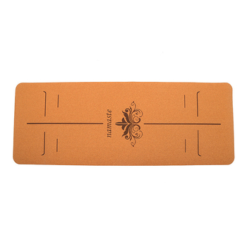 Covoraș de yoga din TPE cu linie de aliniere integrată; greutate 800 g; grosime 6 mm