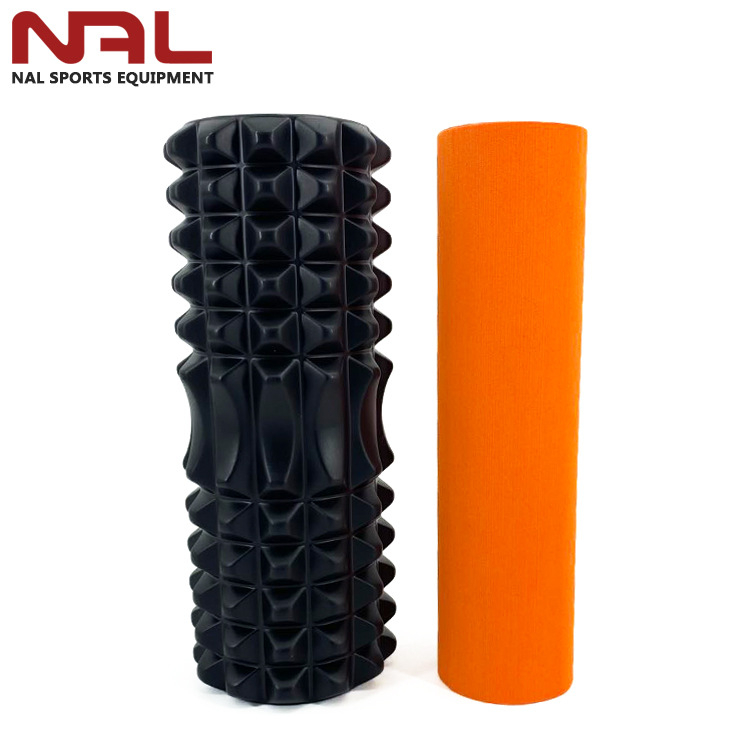 Nal Sports Crescent Yoga Pillar — rolă din spumă 2-în-1 și fascia stick pentru masaj muscular și relaxare