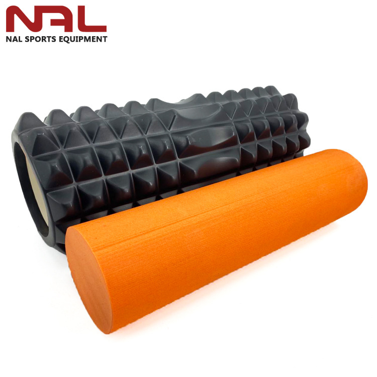 Nal Sports Crescent Yoga Pillar — rolă din spumă 2-în-1 și fascia stick pentru masaj muscular și relaxare
