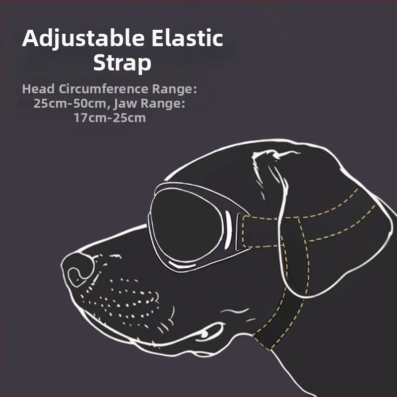 Nanos za kućne ljubimce s otpornošću na vjetar — zaštita očiju, PC leća, TPU okvir, univerzalna prilagodba