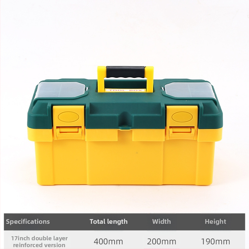 Műanyag szerszámos doboz, Toolbox sorozat, stílus: műanyag szerszámos doboz, márka nélküli