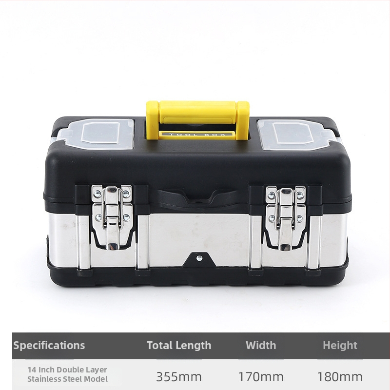 Műanyag szerszámos doboz, Toolbox sorozat, stílus: műanyag szerszámos doboz, márka nélküli