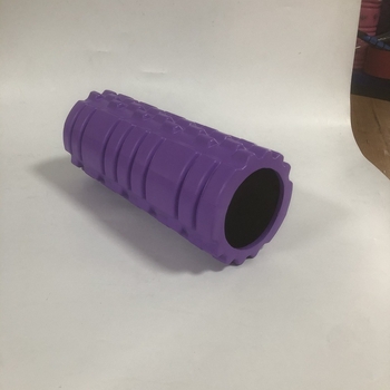 Rolă de yoga acoperită, ax din spumă EVA, pentru relaxare musculară și masaj — echipament fitness