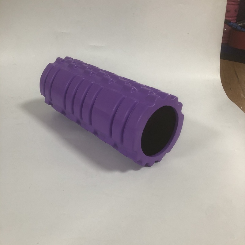 Rolă de yoga acoperită, ax din spumă EVA, pentru relaxare musculară și masaj — echipament fitness