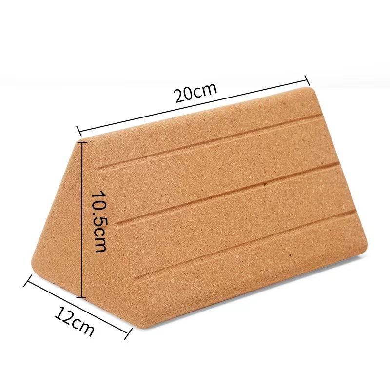 Nagahiro bloc de yoga triunghiular din plută, densitate înaltă, pentru relaxarea taliei și a abdomenului, suport pentru mișcări de dans