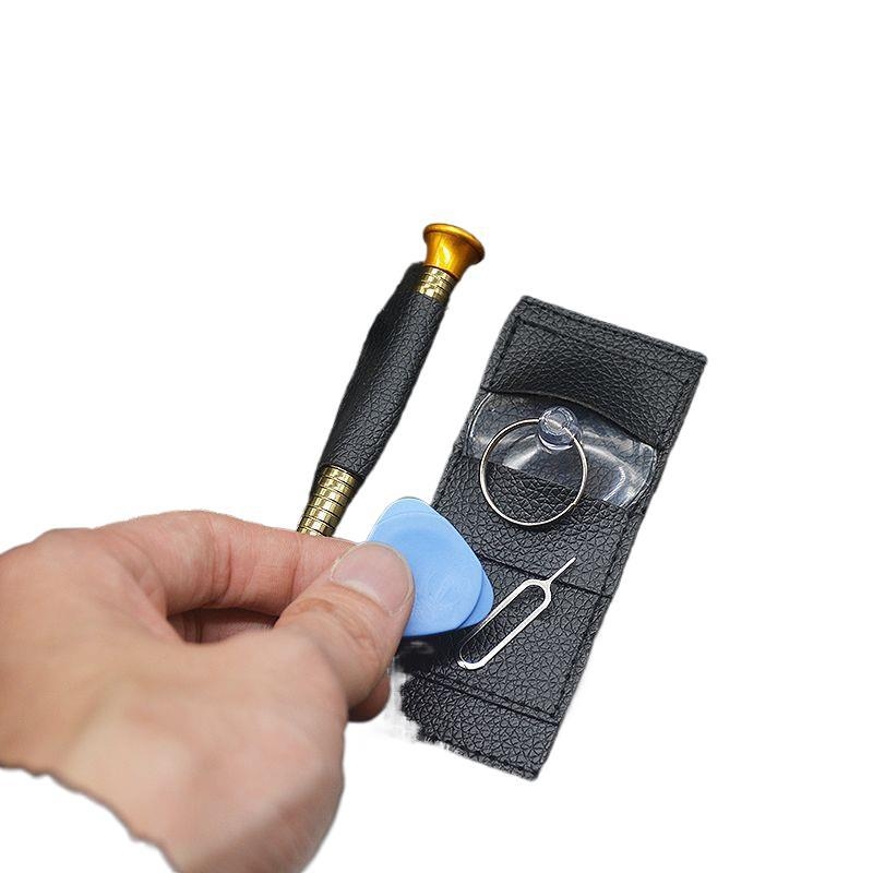 Set de șuruburi pentru uz casnic — trusă de reparații multi-funcțională pentru dispozitive Apple, telefoane mobile și calculatoare; cheie hexagonal interior; material: oțel cu carbon.