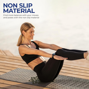 Originan prosop yoga microfibră - antiderapant, lavabil la mașină, personalizabil, grosime 0.3 cm, greutate 300 g - pentru yoga, pilates, sală