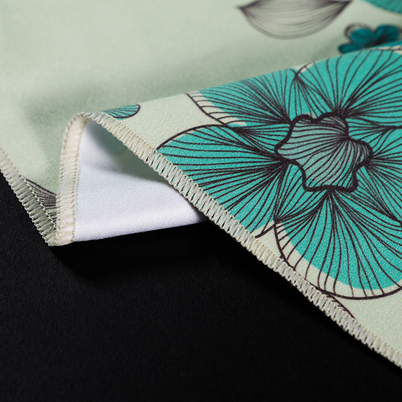 Prosop de yoga din microfibră, țesătură cu fir unic, 150 g, absorbție 26–30 s, uscare rapidă, pentru fitness, portabil